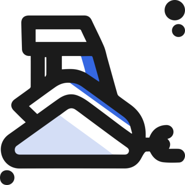 Kamyon simgesi vektör illüstrasyonu