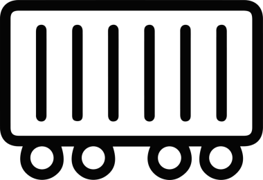 Kamyon simgesi vektör illüstrasyonu