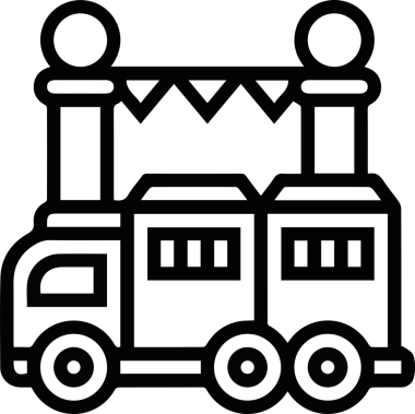 Kamyon simgesi vektör illüstrasyonu