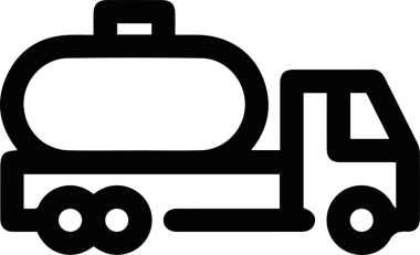 Kamyon simgesi vektör illüstrasyonu