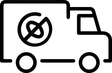 Kamyon simgesi vektör illüstrasyonu