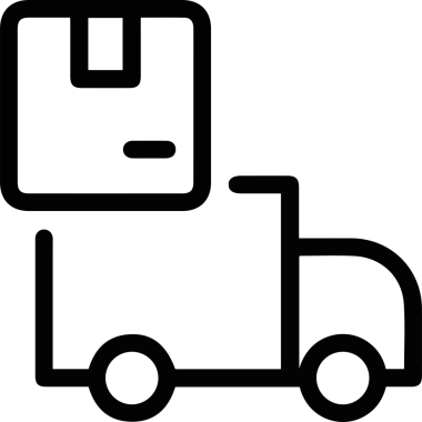 Kamyon simgesi vektör illüstrasyonu