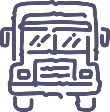 Kamyon simgesi vektör illüstrasyonu