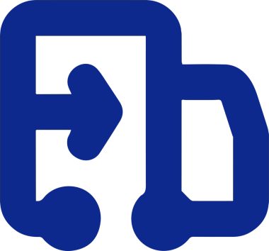 Kamyon simgesi vektör illüstrasyonu