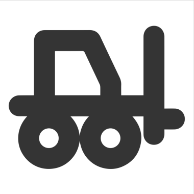 Kamyon simgesi vektör illüstrasyonu