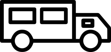 Kamyon simgesi vektör illüstrasyonu
