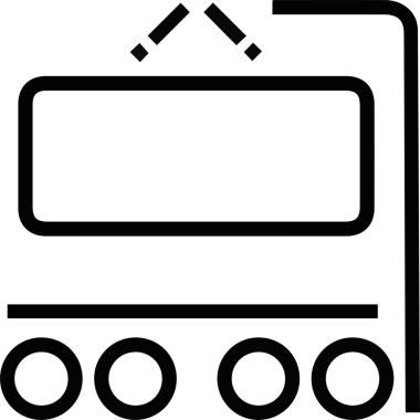 Kamyon simgesi vektör illüstrasyonu