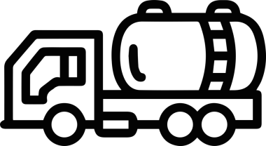 Kamyon simgesi vektör illüstrasyonu