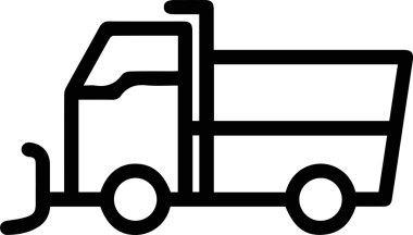 Kamyon simgesi vektör illüstrasyonu