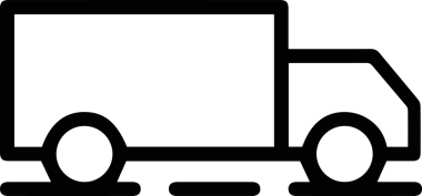 Kamyon simgesi vektör illüstrasyonu