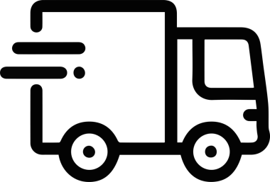 Kamyon simgesi vektör illüstrasyonu