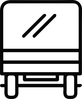 Kamyon simgesi vektör illüstrasyonu