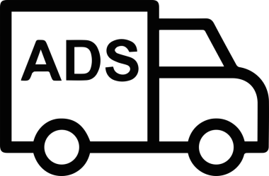 Kamyon simgesi vektör illüstrasyonu