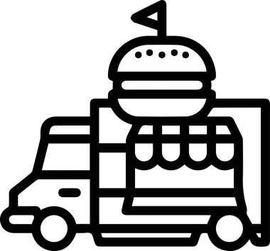 Kamyon simgesi vektör illüstrasyonu