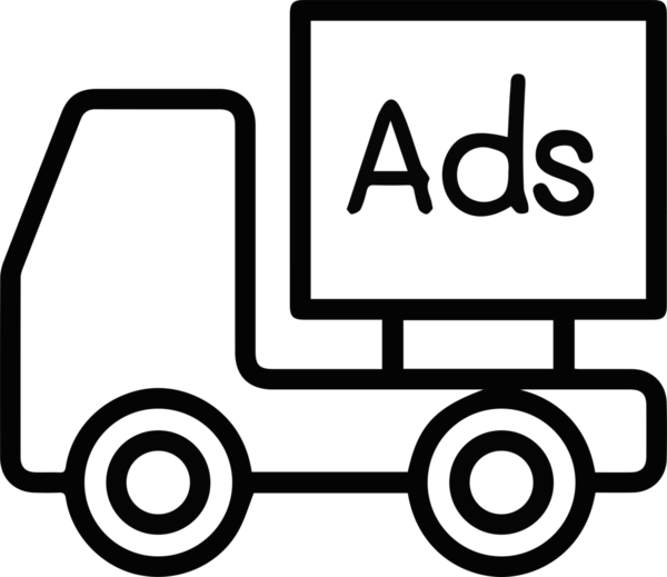 Kamyon simgesi vektör illüstrasyonu