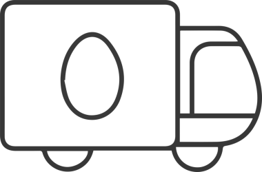 Kamyon simgesi vektör illüstrasyonu