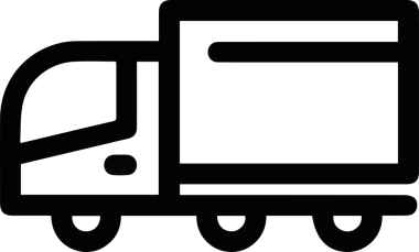 Kamyon simgesi vektör illüstrasyonu