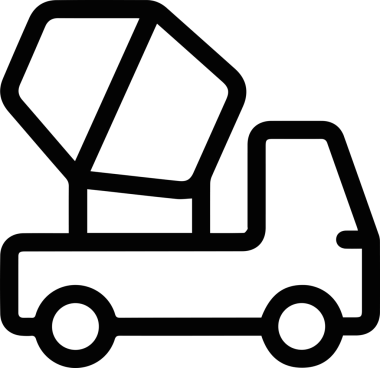 Kamyon simgesi vektör illüstrasyonu