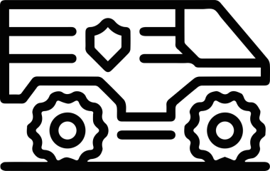 Kamyon simgesi vektör illüstrasyonu