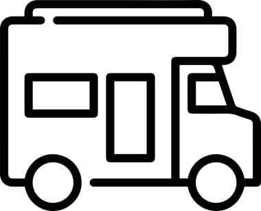 Kamyon simgesi vektör illüstrasyonu