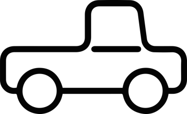 Kamyon simgesi vektör illüstrasyonu