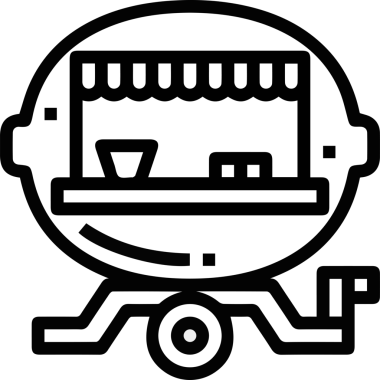 Kamyon simgesi vektör illüstrasyonu