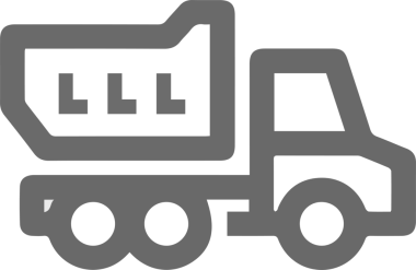 Kamyon simgesi vektör illüstrasyonu