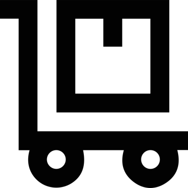 Kamyon simgesi vektör illüstrasyonu