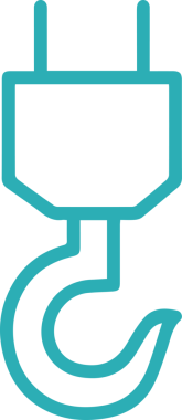 Kamyon simgesi vektör illüstrasyonu