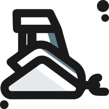 Kamyon simgesi vektör illüstrasyonu