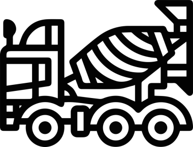 Kamyon simgesi vektör illüstrasyonu