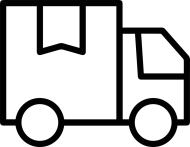 Kamyon simgesi vektör illüstrasyonu