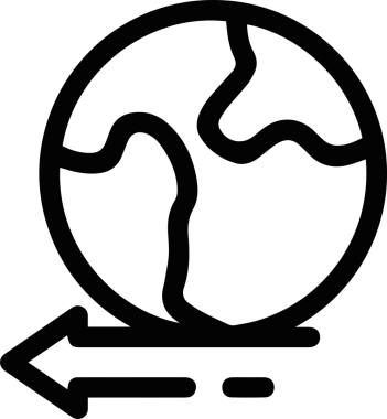 Kamyon simgesi vektör illüstrasyonu