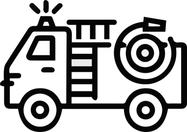 Kamyon simgesi vektör illüstrasyonu