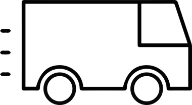 Kamyon simgesi vektör illüstrasyonu