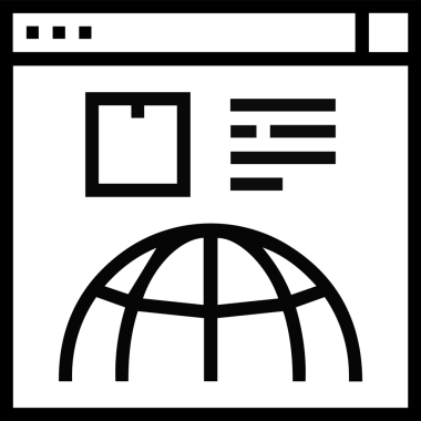 Kamyon simgesi vektör illüstrasyonu