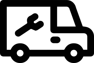 Kamyon simgesi vektör illüstrasyonu