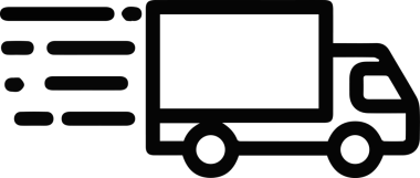 Kamyon simgesi vektör illüstrasyonu