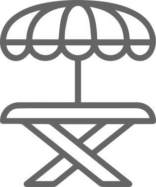 Kamyon simgesi vektör illüstrasyonu