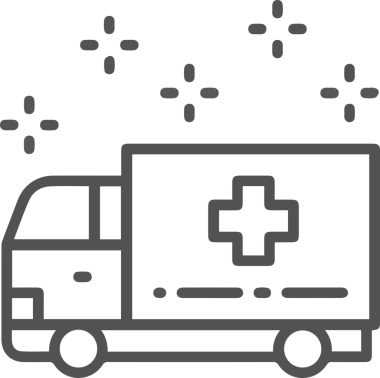 Kamyon simgesi vektör illüstrasyonu