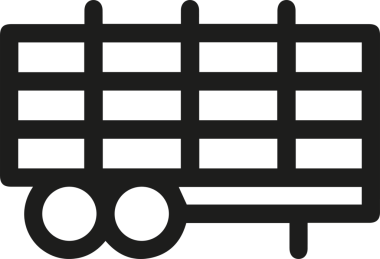 Kamyon simgesi vektör illüstrasyonu