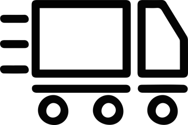 Kamyon simgesi vektör illüstrasyonu