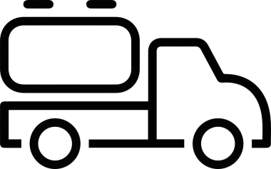 Kamyon simgesi vektör illüstrasyonu