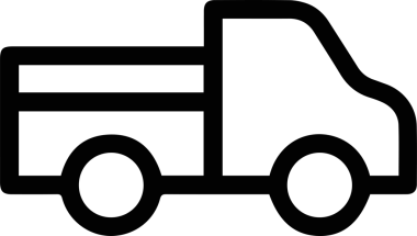 Kamyon simgesi vektör illüstrasyonu