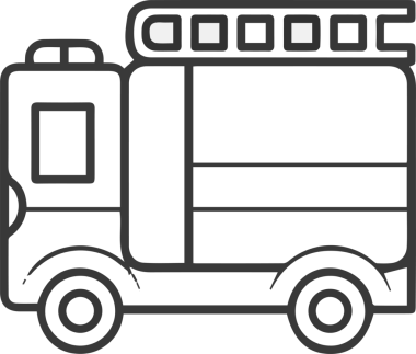 Kamyon simgesi vektör illüstrasyonu