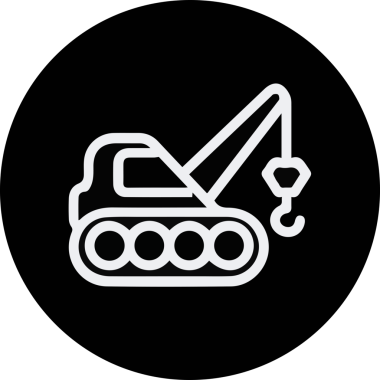 Kamyon simgesi vektör illüstrasyonu