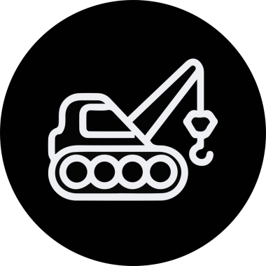 Kamyon simgesi vektör illüstrasyonu