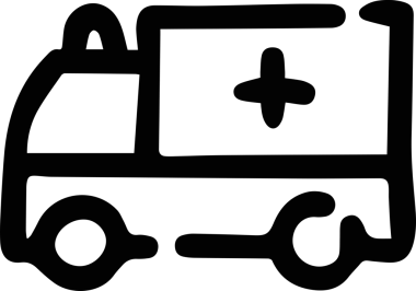 Kamyon simgesi vektör illüstrasyonu