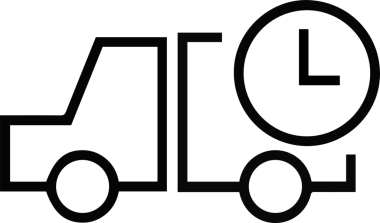 Kamyon simgesi vektör illüstrasyonu