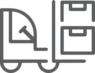 Kamyon simgesi vektör illüstrasyonu